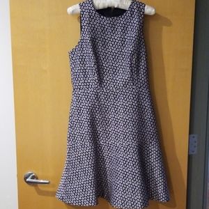 J. Crew A-line Dress in piper foulard